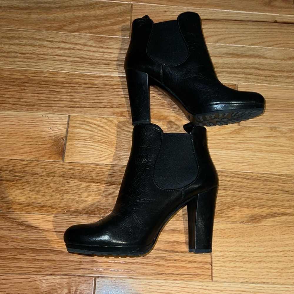 Prada black booties with heels size 36 (6)